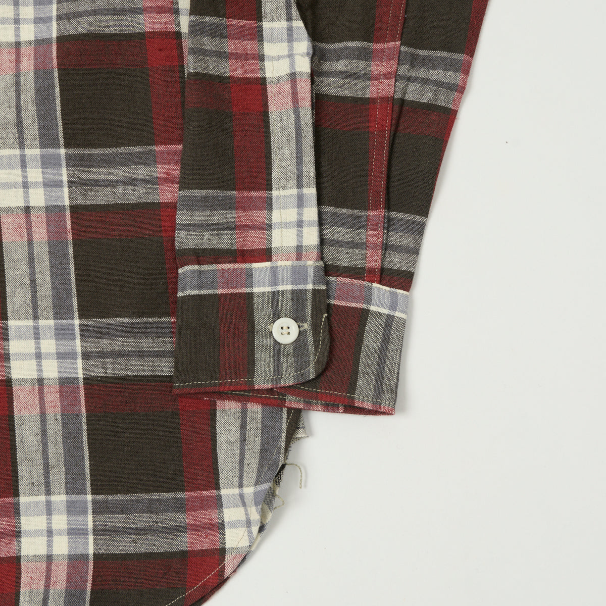 Warehouse & Co 3055 Duck Digger Plaid Work Shirt - Charcoal