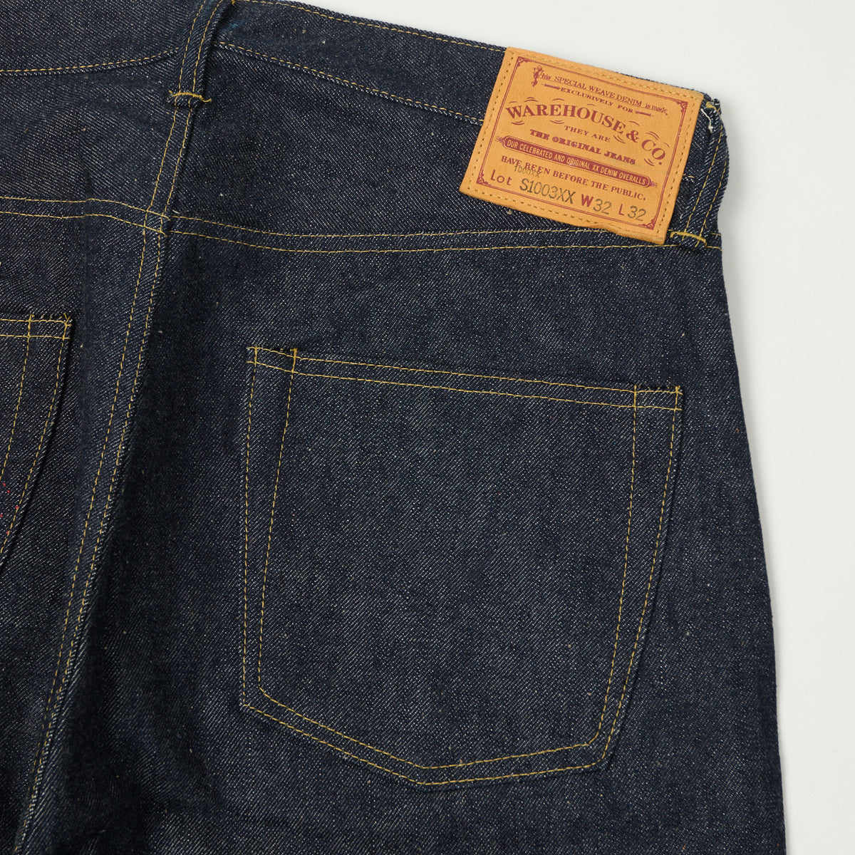 Warehouse & Co S1003XX 13.75oz 1942 Model Regular Straight Jeans - Raw