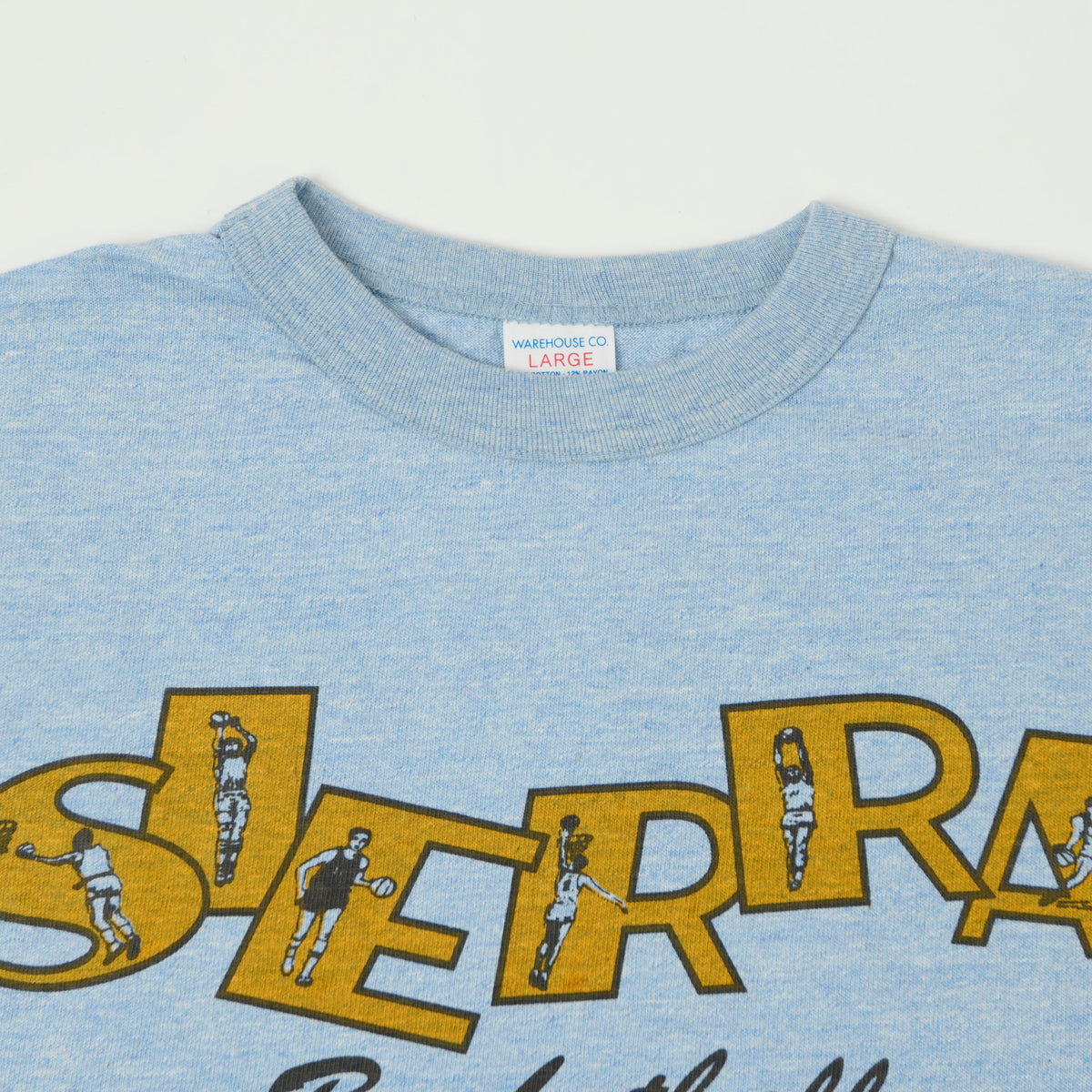 Warehouse & Co 4096 Cotton Rayon 'Sierra' T-Shirt - Heather Blue