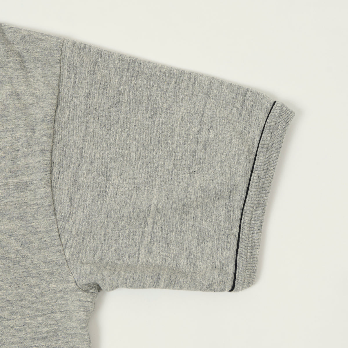 Whitesville 'Brooklyn' Baseball Henley T-Shirt - Heather Grey