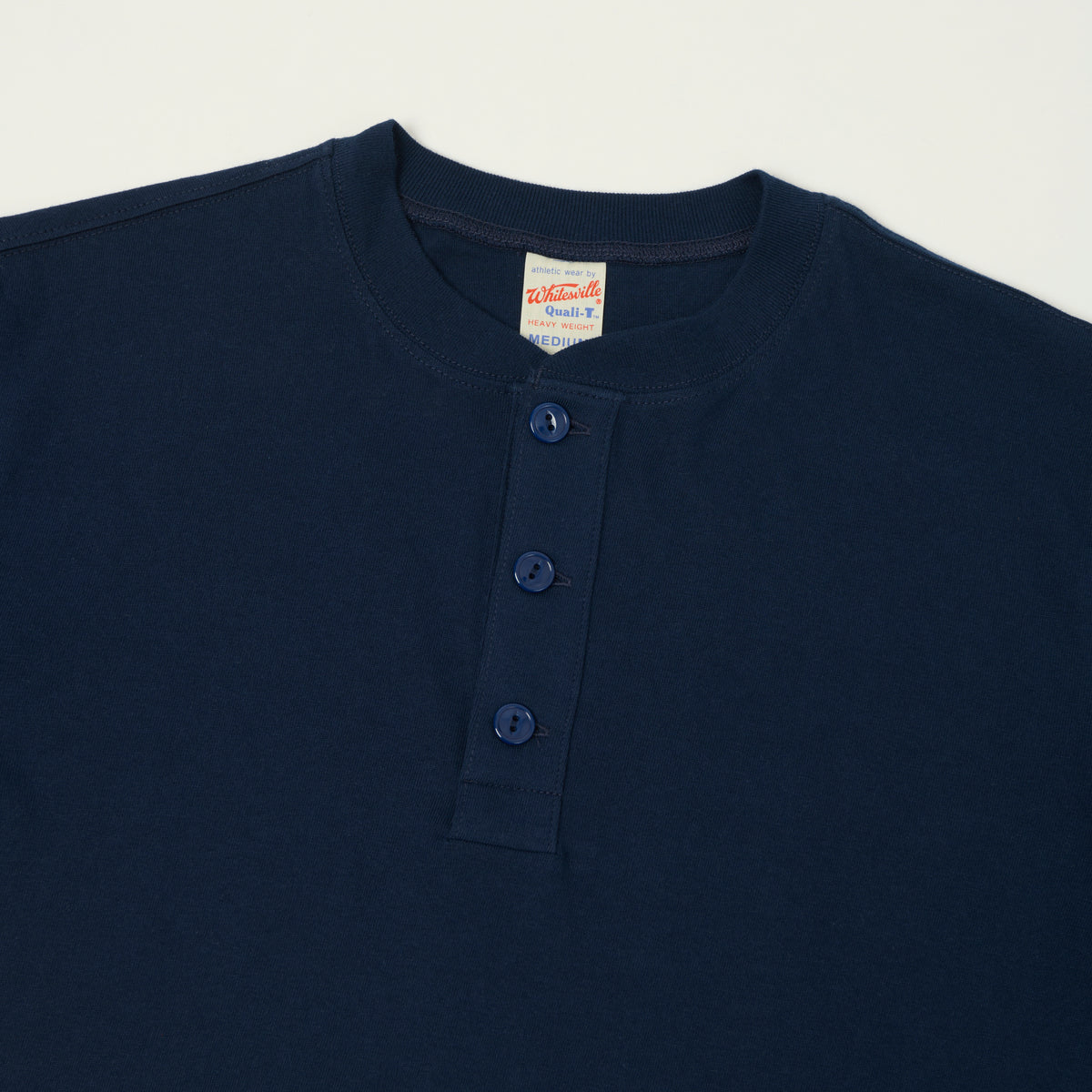 Whitesville Classic Henley T-Shirt - Navy