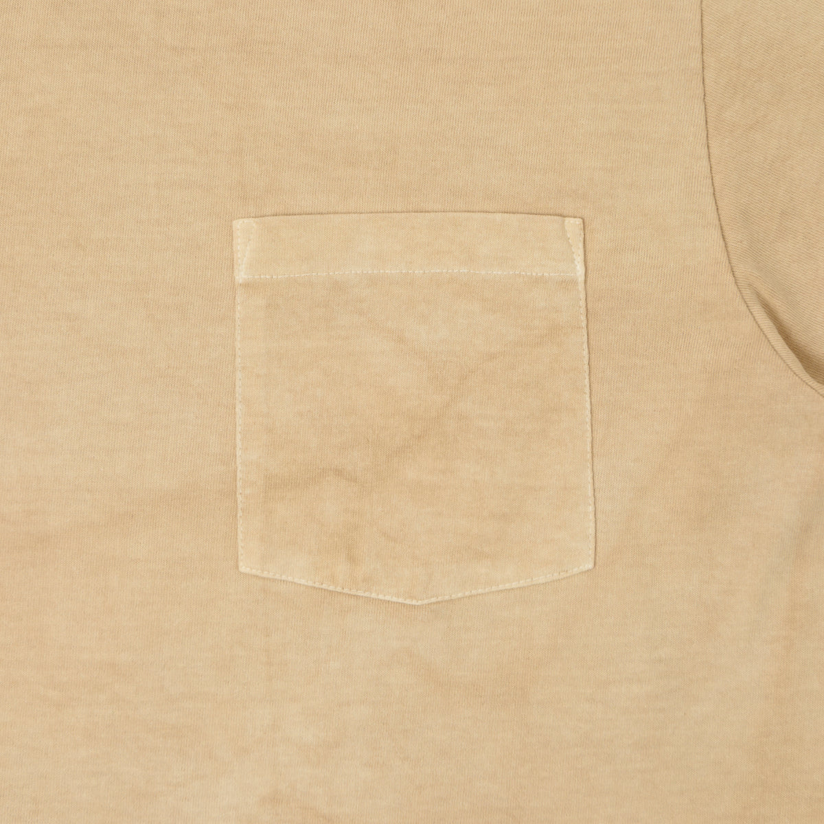 Whitesville Pigment Dye Pocket T-Shirt - Beige