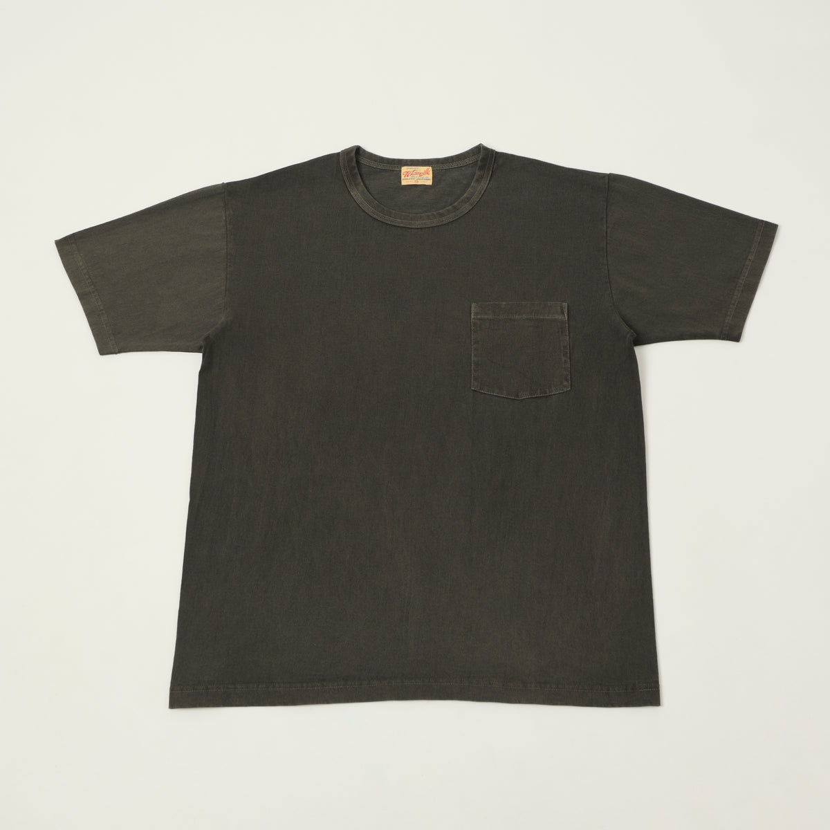 Whitesville Pigment Dye Pocket T-Shirt - Black