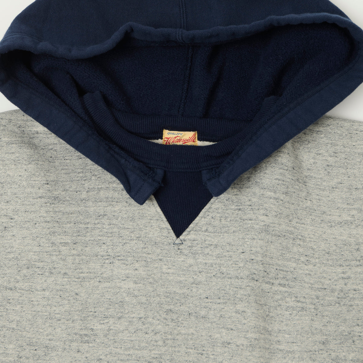 Whitesville 'After Hood' Sweatshirt - Heather Grey/Navy