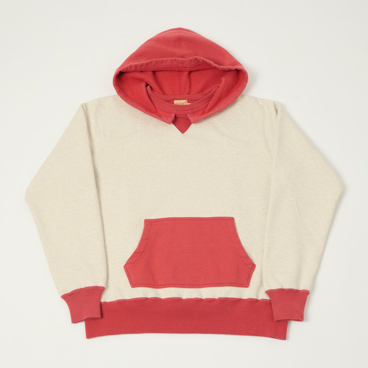 Whitesville 'After Hood' Sweatshirt - Heather Grey/Red