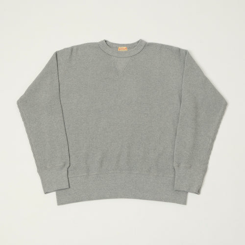 Whitesville Long Sleeve Thermal T-Shirt - Heather Grey