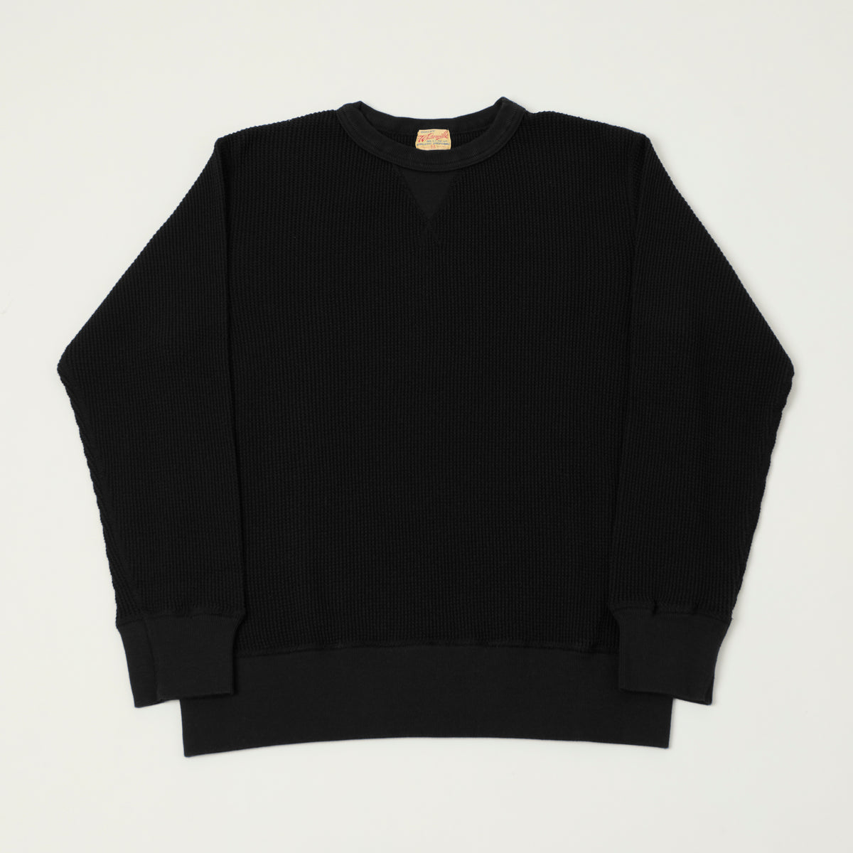 Whitesville Long Sleeve Thermal T-Shirt - Black