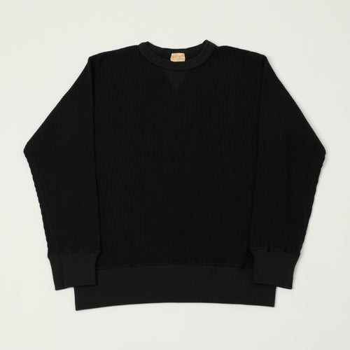 Whitesville Long Sleeve Thermal T-Shirt - Black
