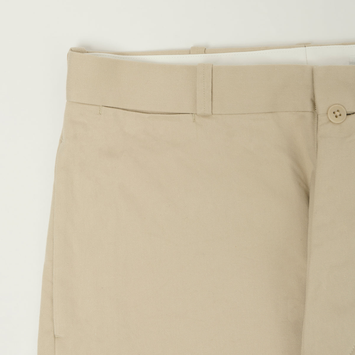 YAECA Wide Leg Classic Chino - Beige