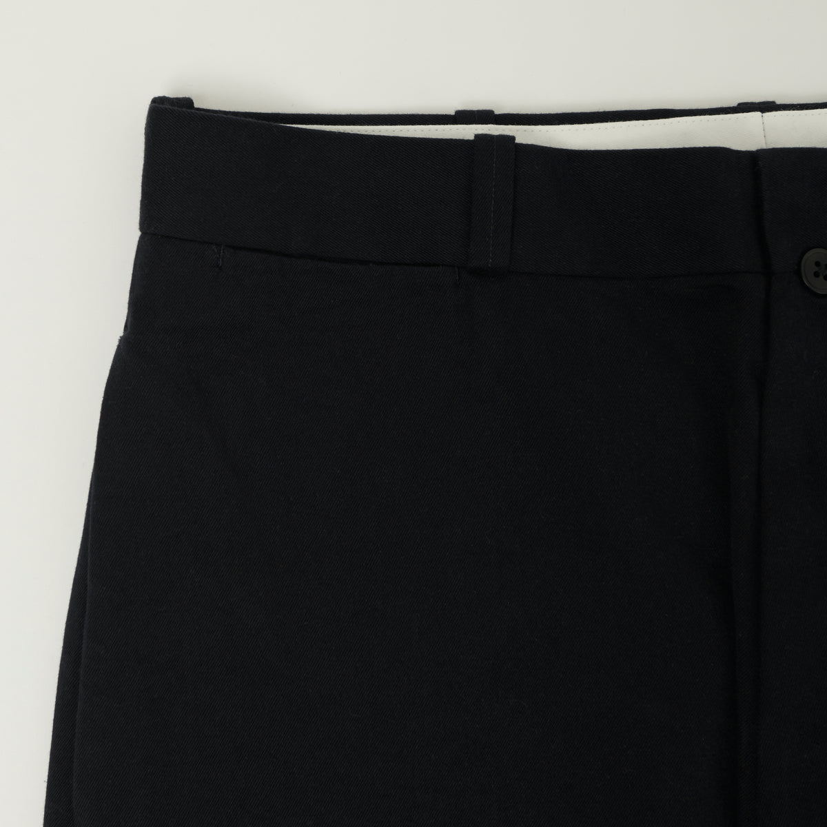 YAECA Wide Leg Classic Chino - Navy