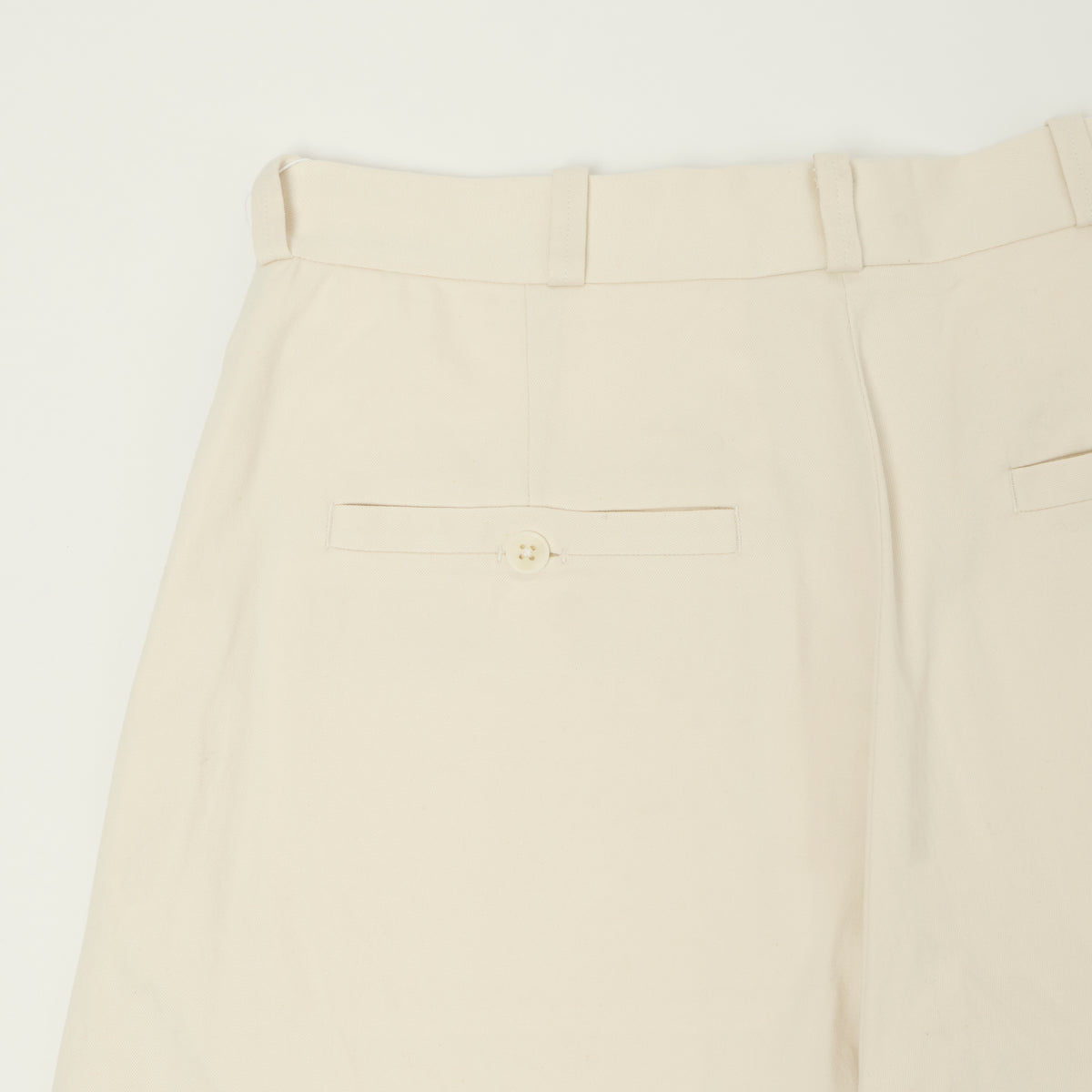 YAECA Wide Leg Classic Chino - White