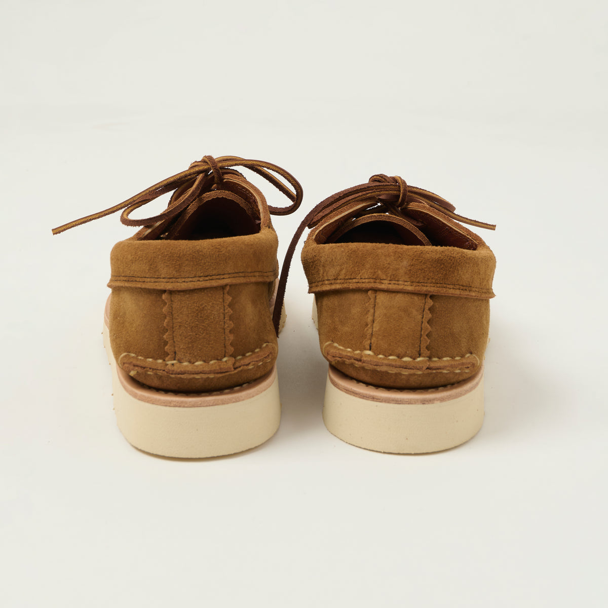 Yuketen Angler Moc Hex Eye Shoe - FO G Brown