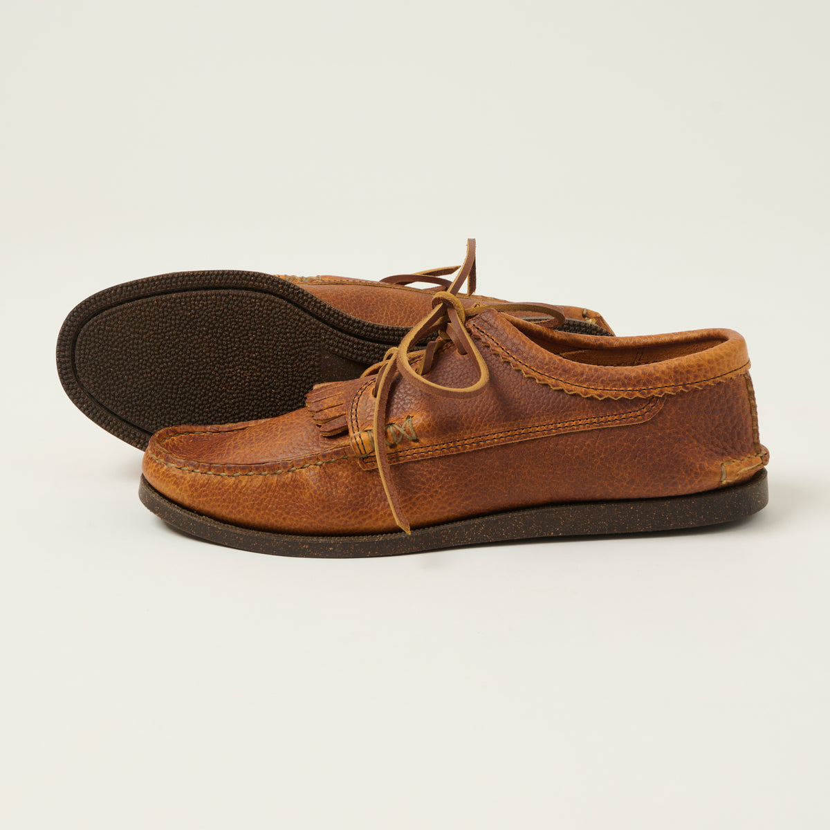 Yuketen Blucher w/ Kiltie Camp Sole - BK Grizzly