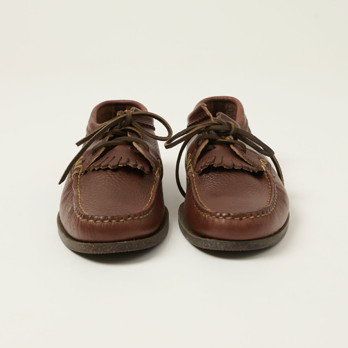 Yuketen Blucher w/ Kiltie Camp Sole - Grizzly Brown
