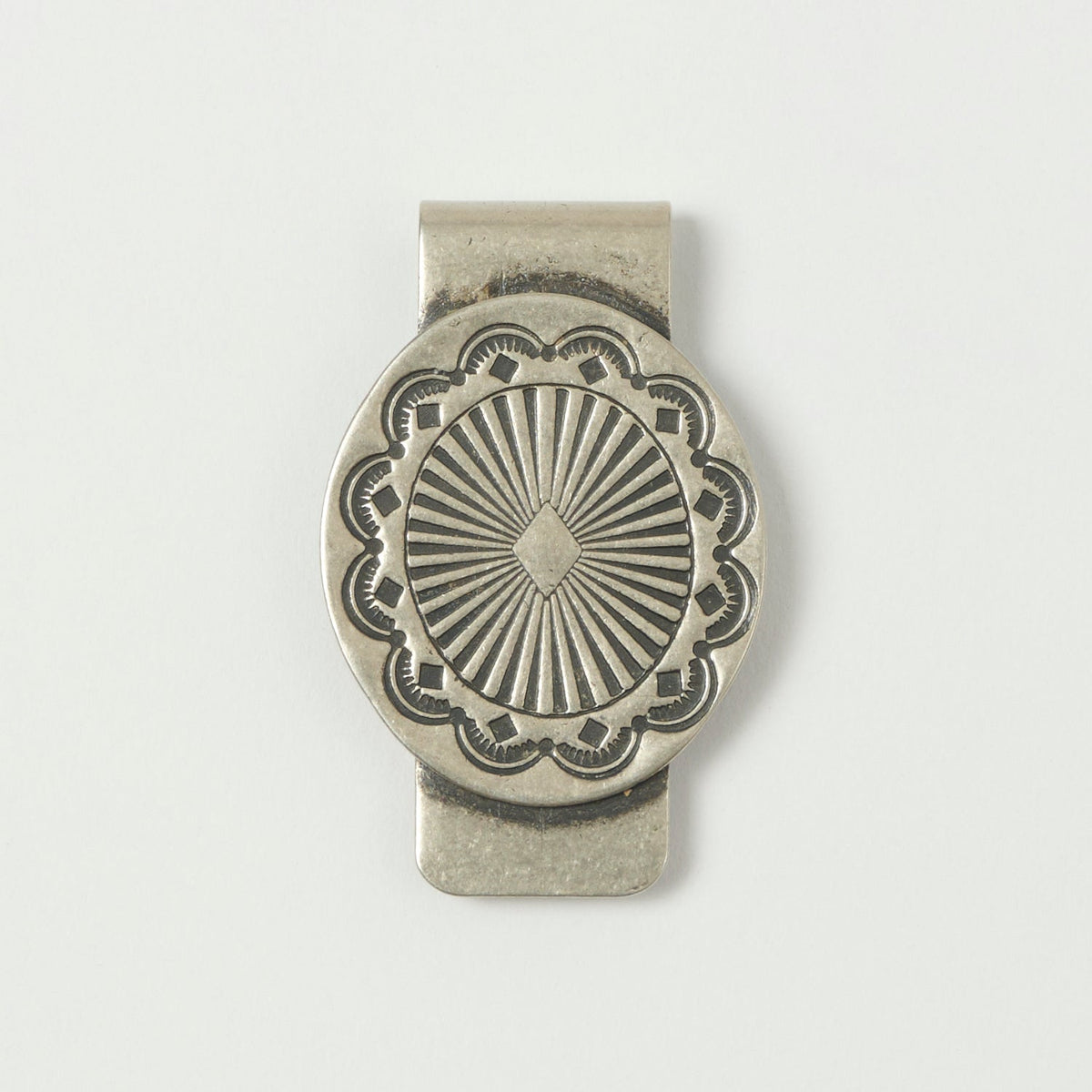 Yuketen Concho Money Clip - Nickel Silver