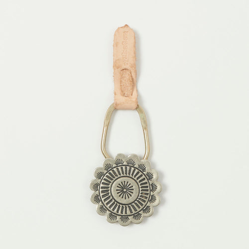 Yuketen Concho Key Chain - Nickel Silver