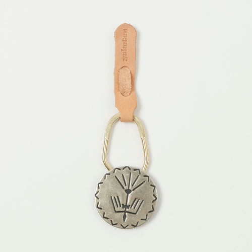 Yuketen Concho Key Chain - Nickel Silver