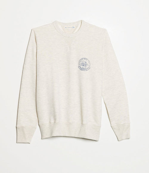 Merz b. Schwanen 'The Originals' 344 Eskimo Print Sweatshirt - Nature Melange