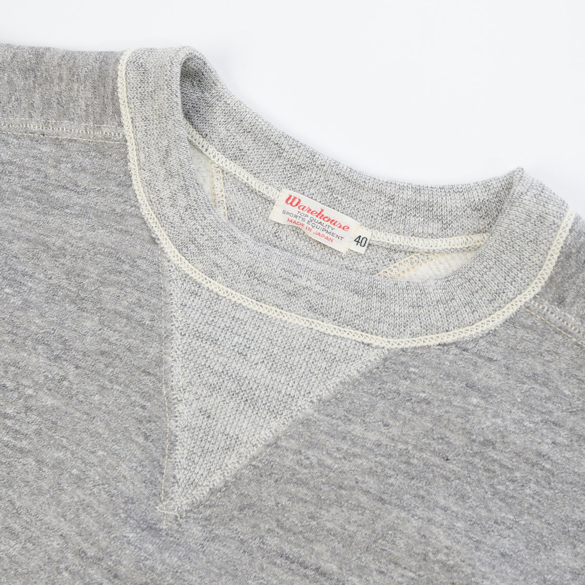 Warehouse & Co 404 Freedom Sleeve Sweatshirt - Heather Grey