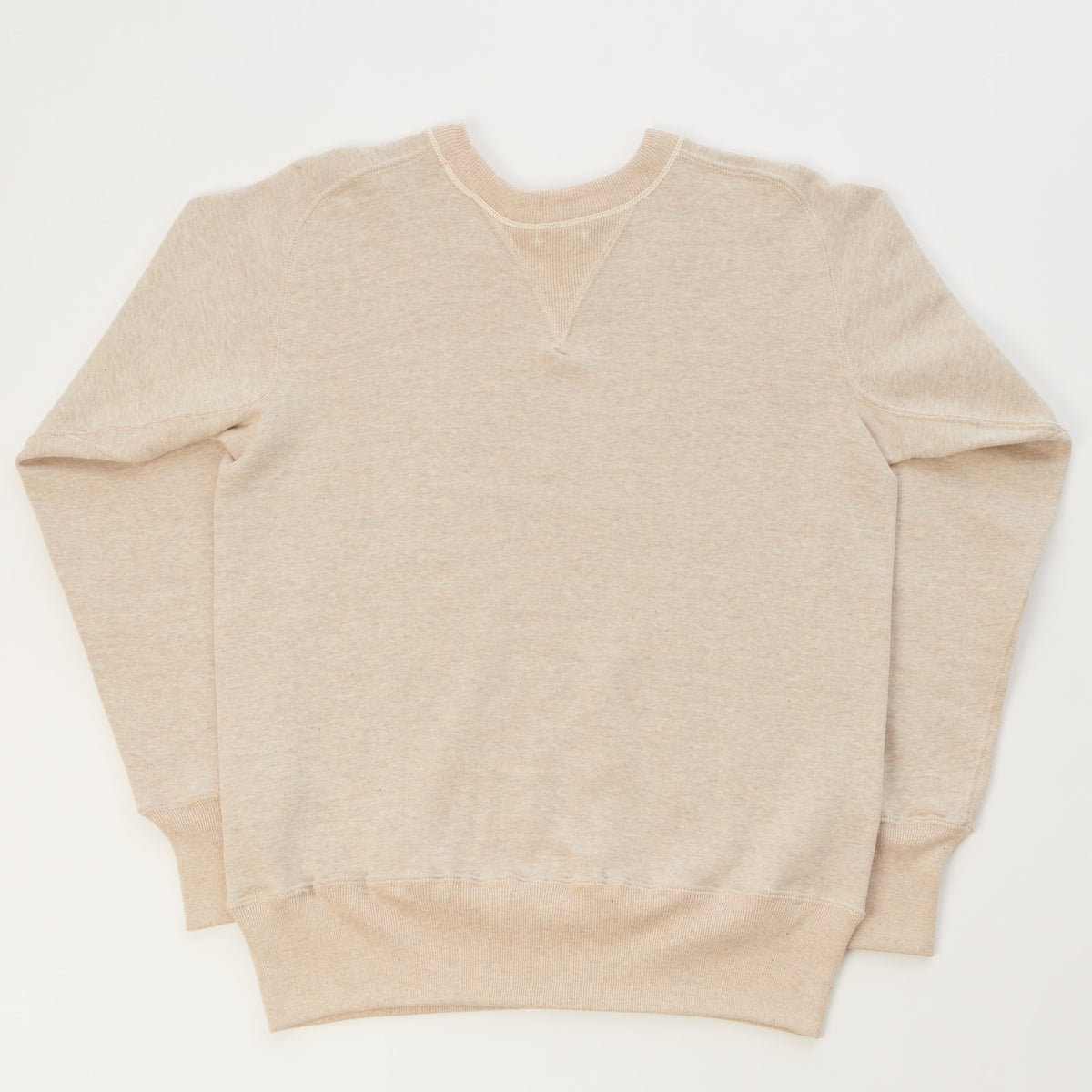 Warehouse & Co 404 Freedom Sleeve Sweatshirt - Oatmeal