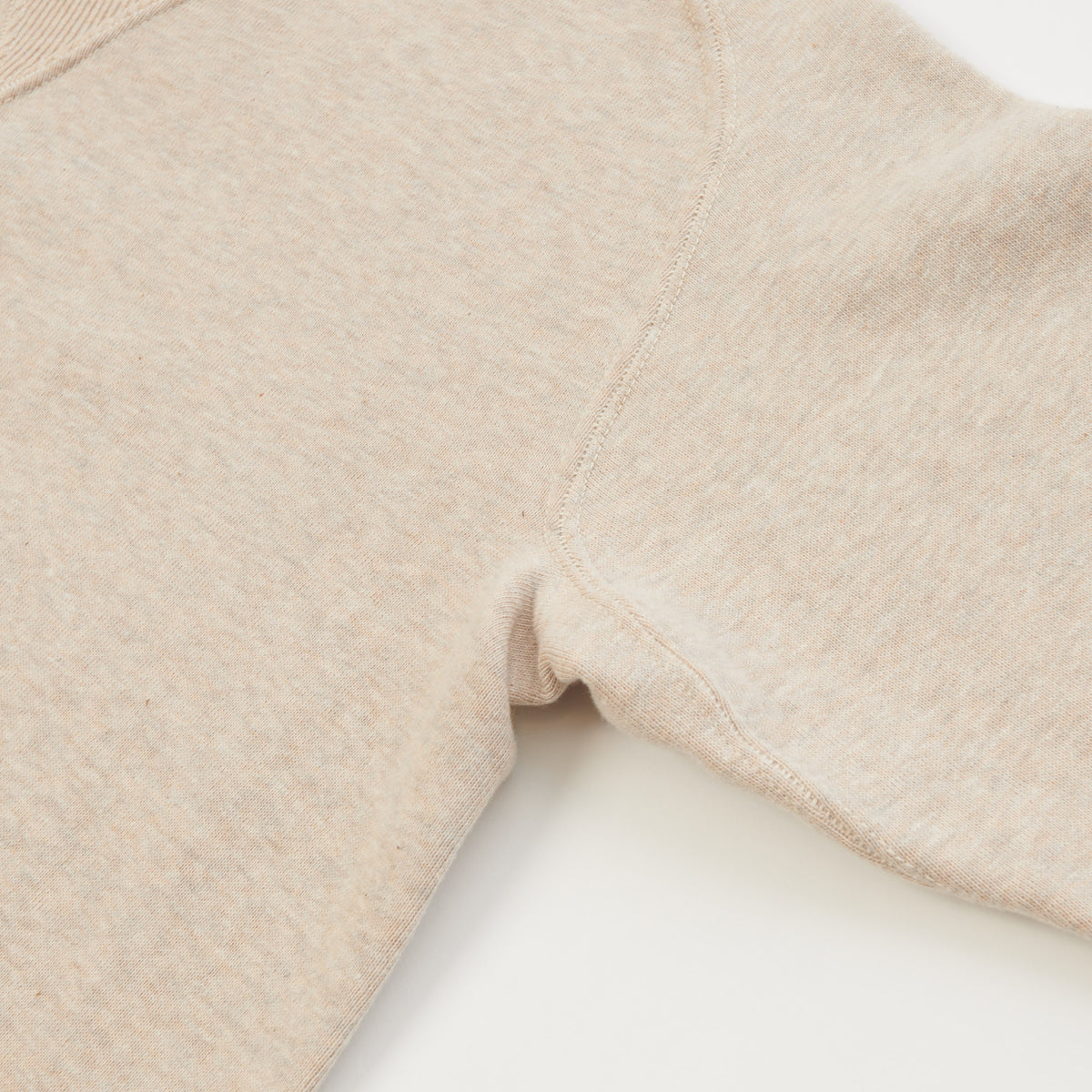 Warehouse & Co 404 Freedom Sleeve Sweatshirt - Oatmeal