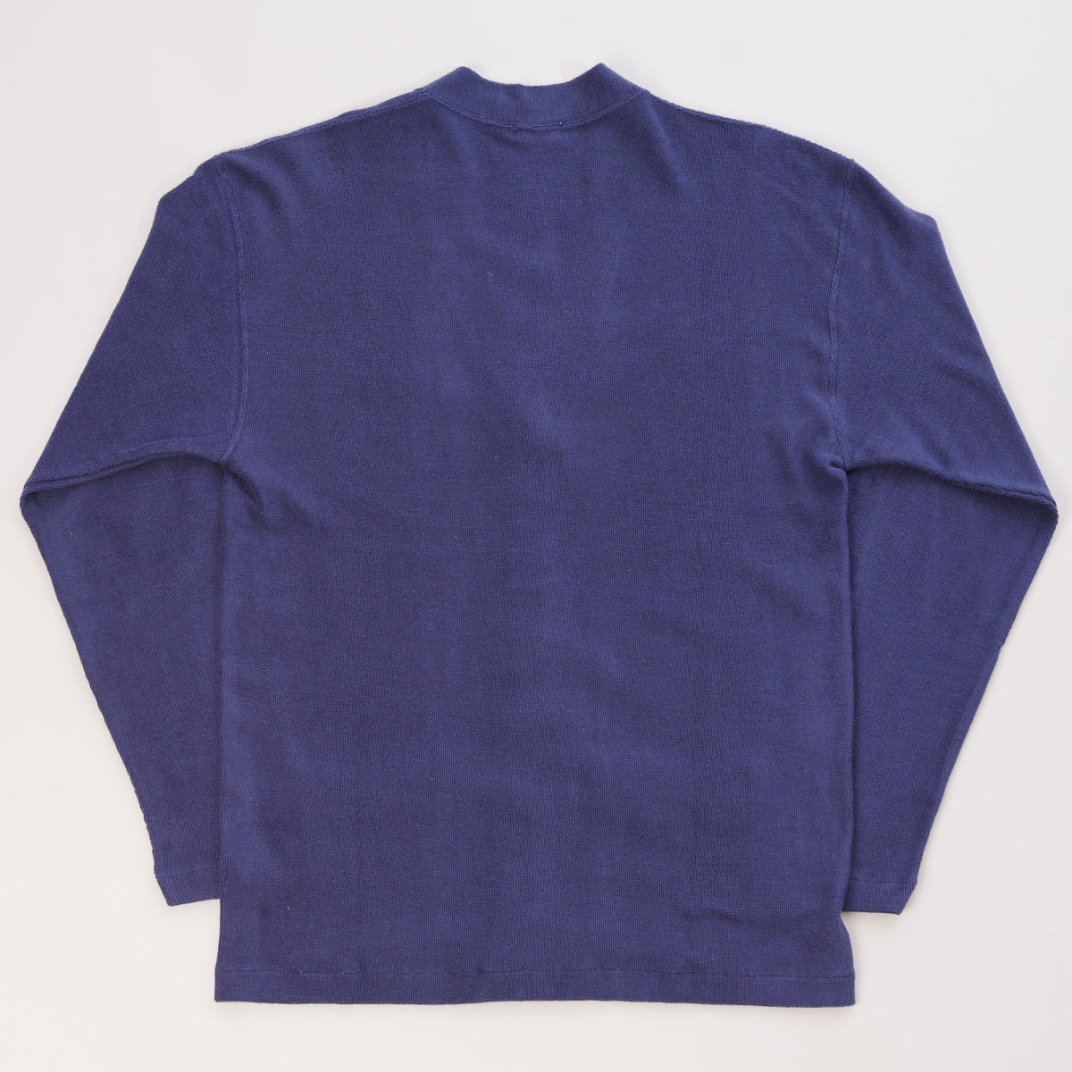 Warehouse & Co 488 Cotton Pile Cardigan - Navy