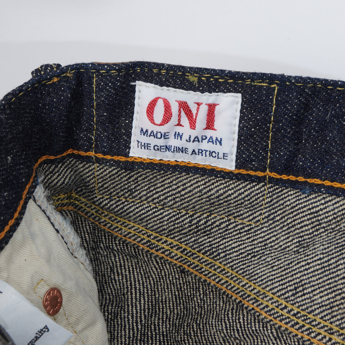 ONI Denim 547DIZR 20oz 'Dark Indigo Secret Denim' Slim Straight Jean - One Wash