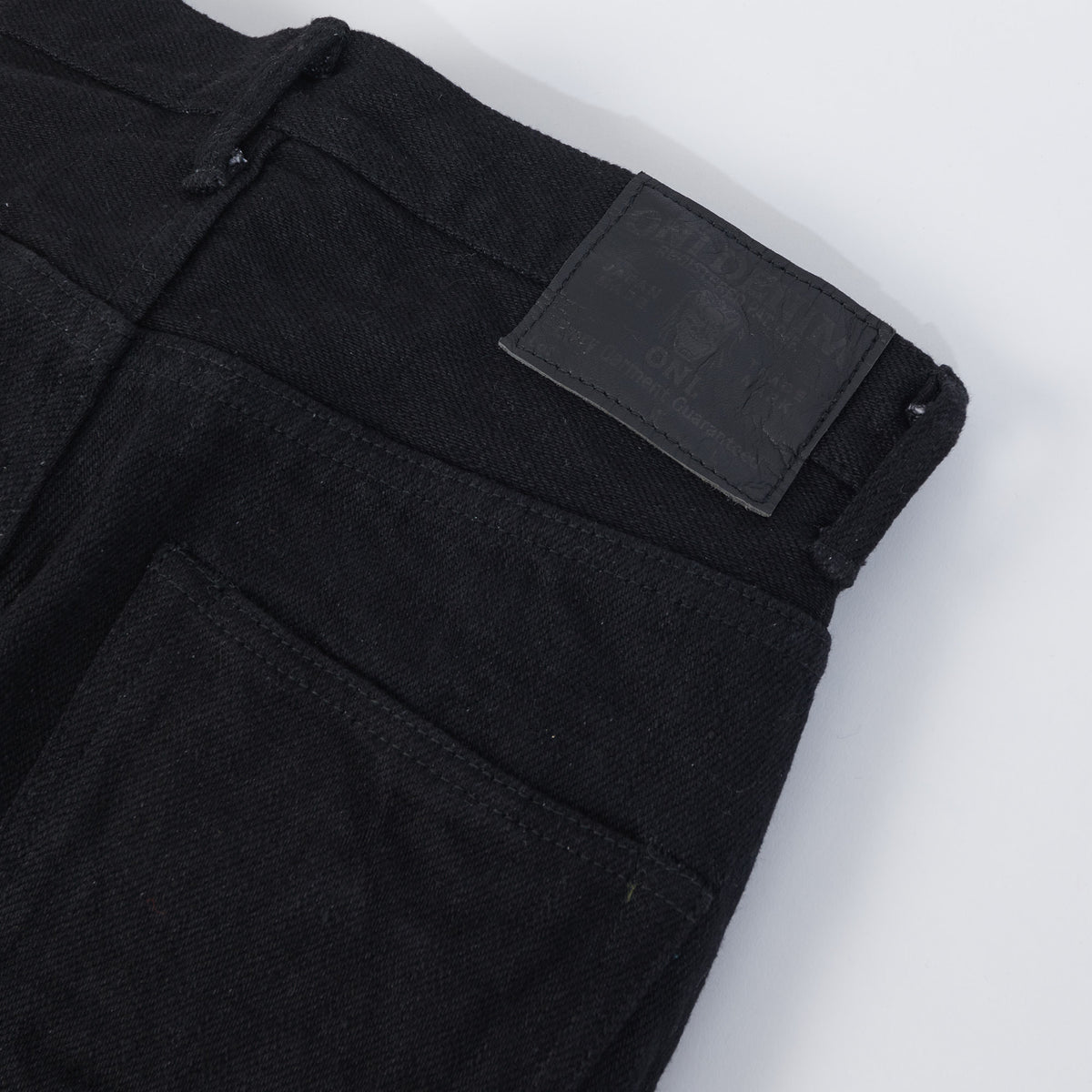 ONI Denim 902ZR-IDBK 20oz 'Indigo x Black Secret Denim' Tapered Jean - One Wash