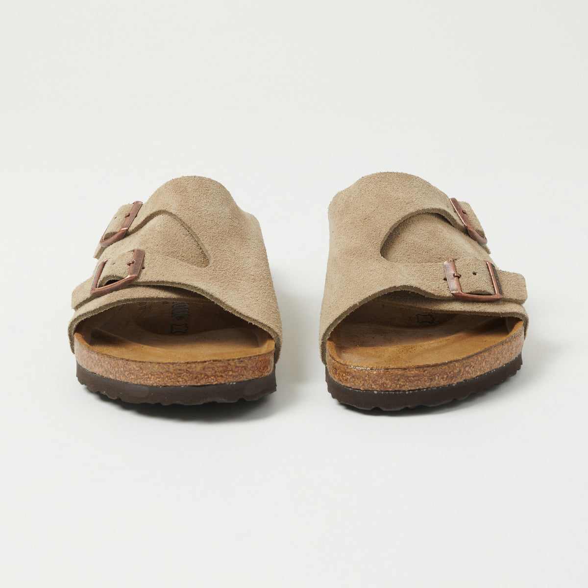 Birkenstock Zürich Suede Leather Sandal - Taupe