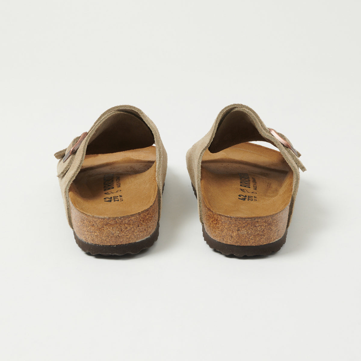 Birkenstock Zürich Suede Leather Sandal - Taupe