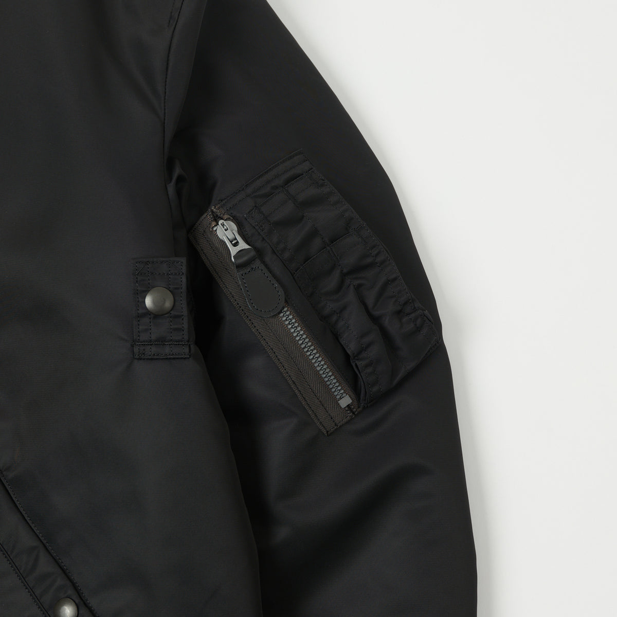 Buzz Rickson's x William Gibson MA-1 Flight Jacket 'Slender Long' - Black
