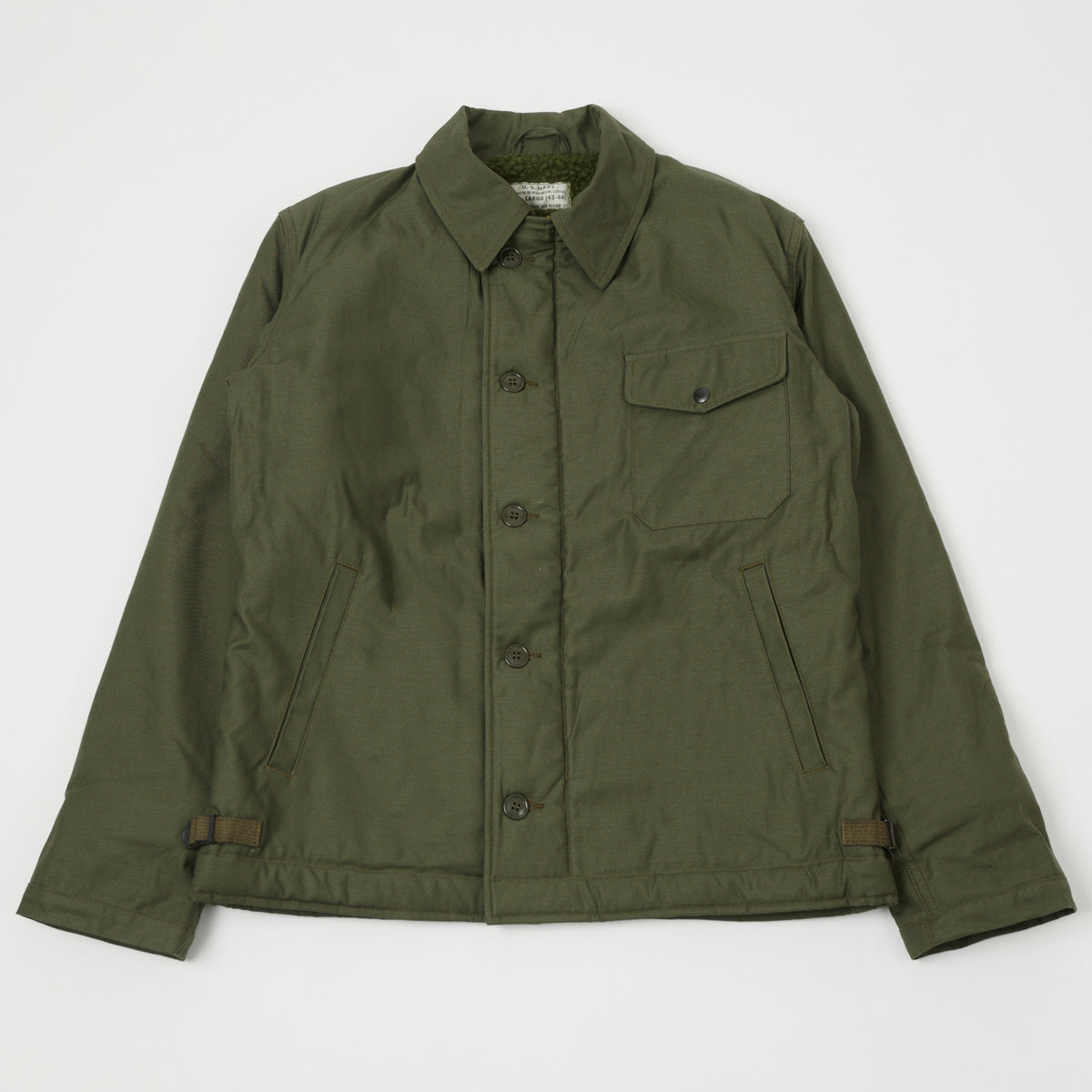 Buzz Rickson's U.S. Navy A-2 Cold Weather Deck Jacket - Olive