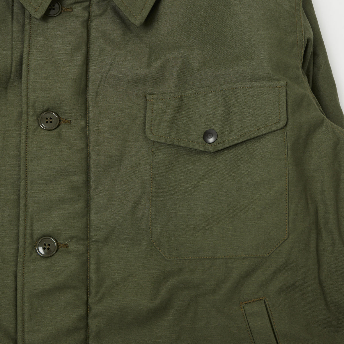 Buzz Rickson's U.S. Navy A-2 Cold Weather Deck Jacket - Olive