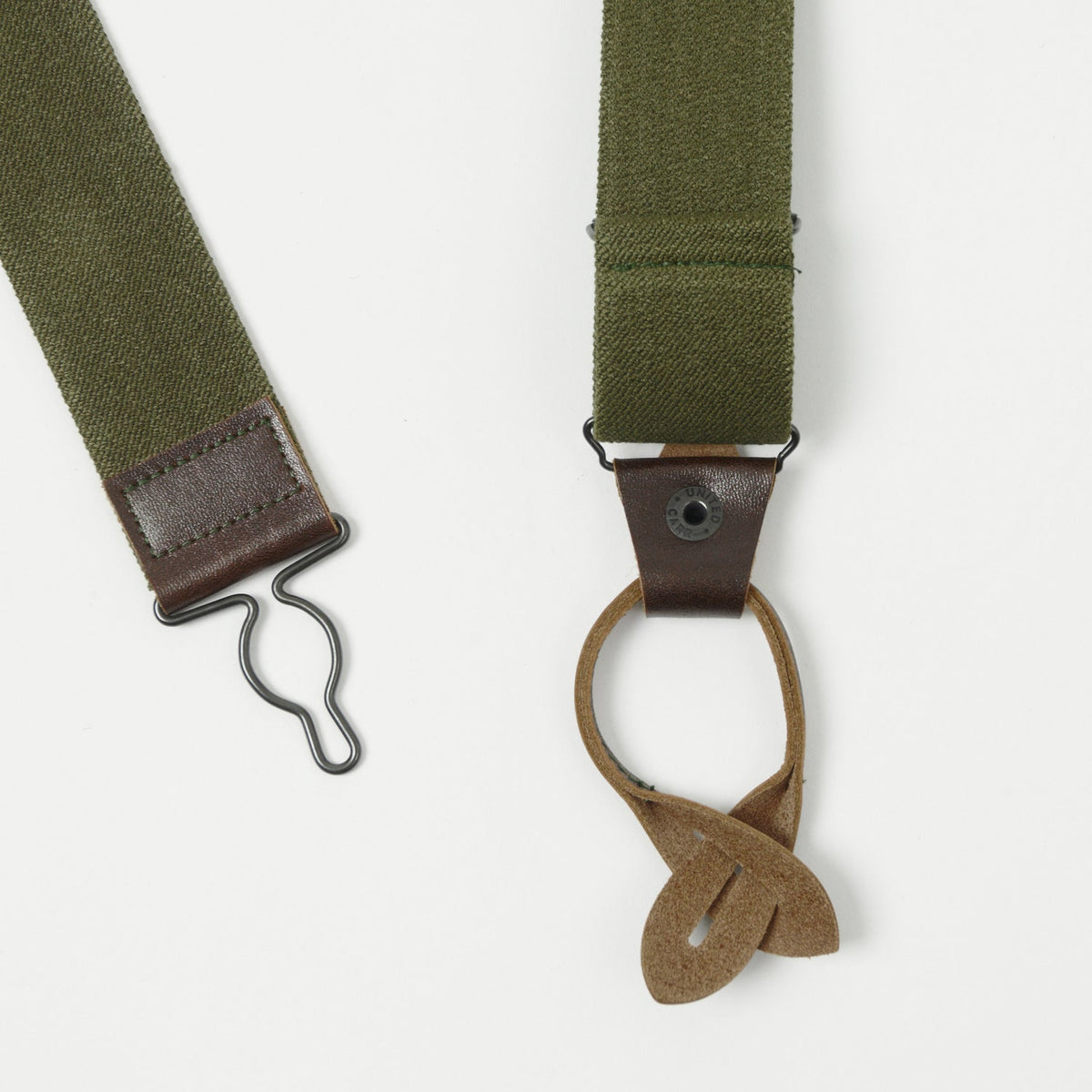 Buzz Rickson's A-11 Trouser Suspenders - Olive
