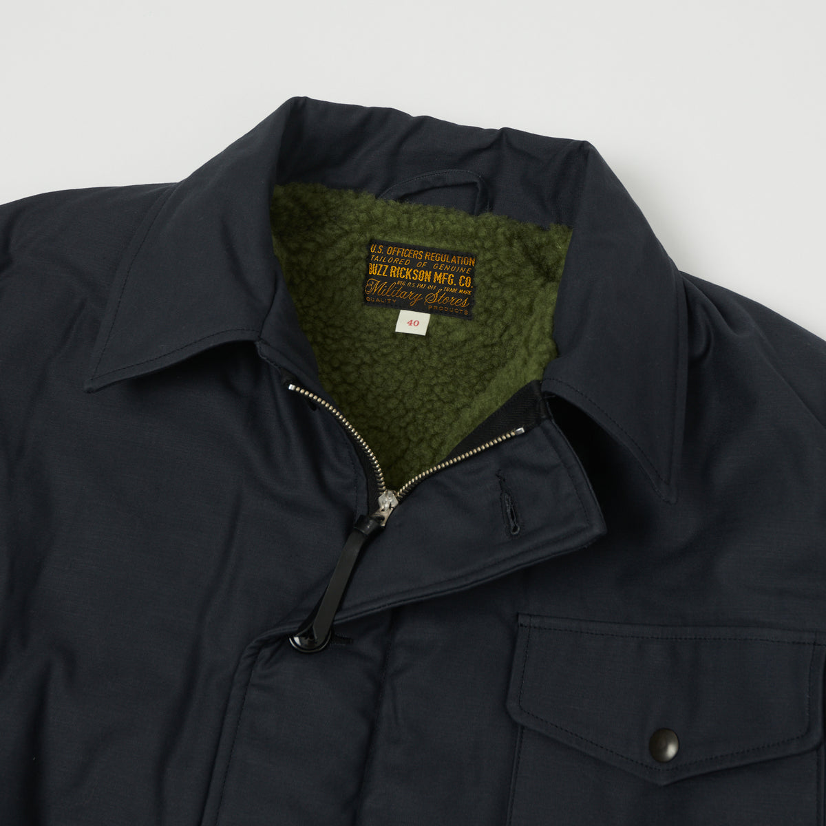 Buzz Rickson's U.S. Navy A-2 Civilian Model Deck Jacket - Navy