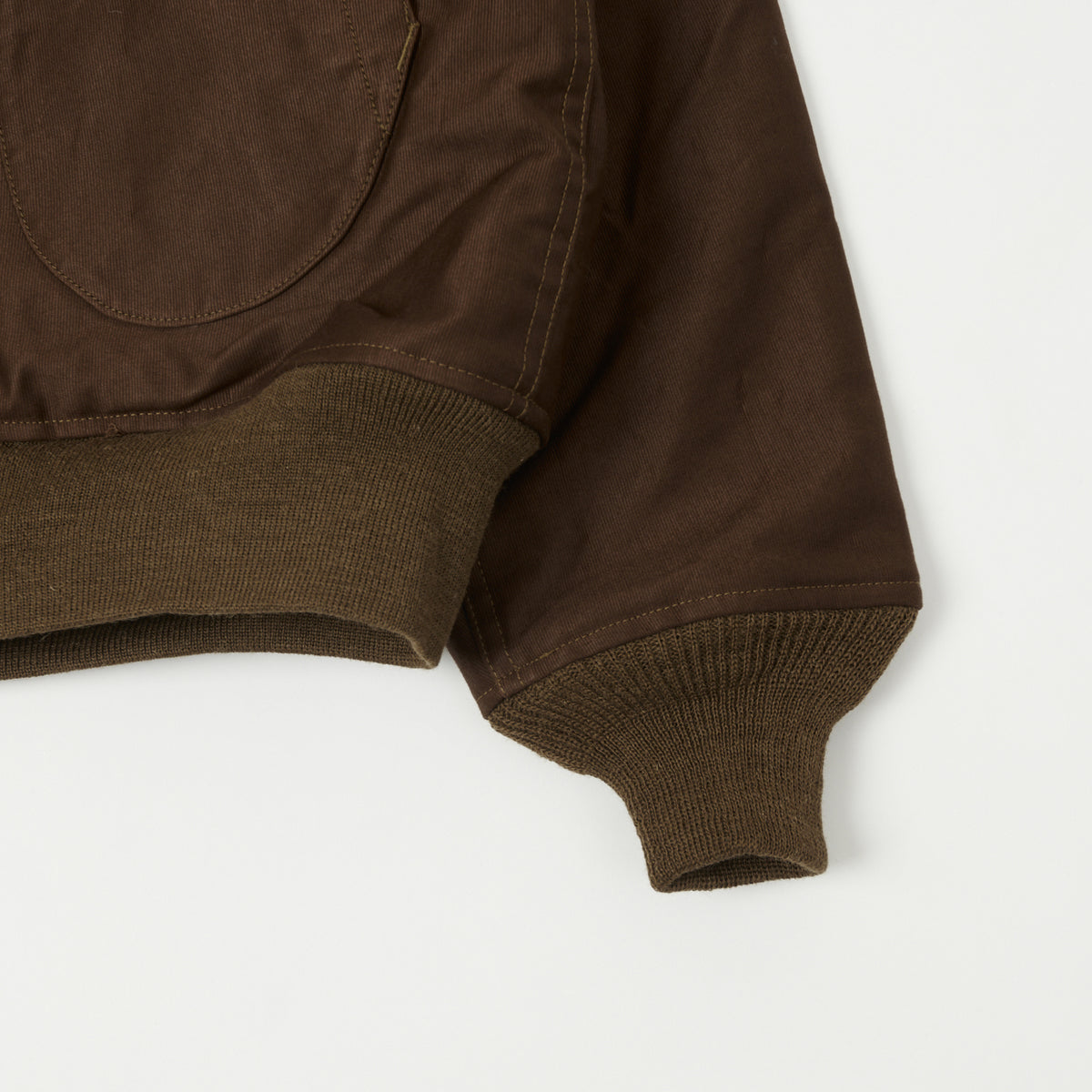 Buzz Rickson's U.S. Navy Zip Through Deck Jacket - Brown