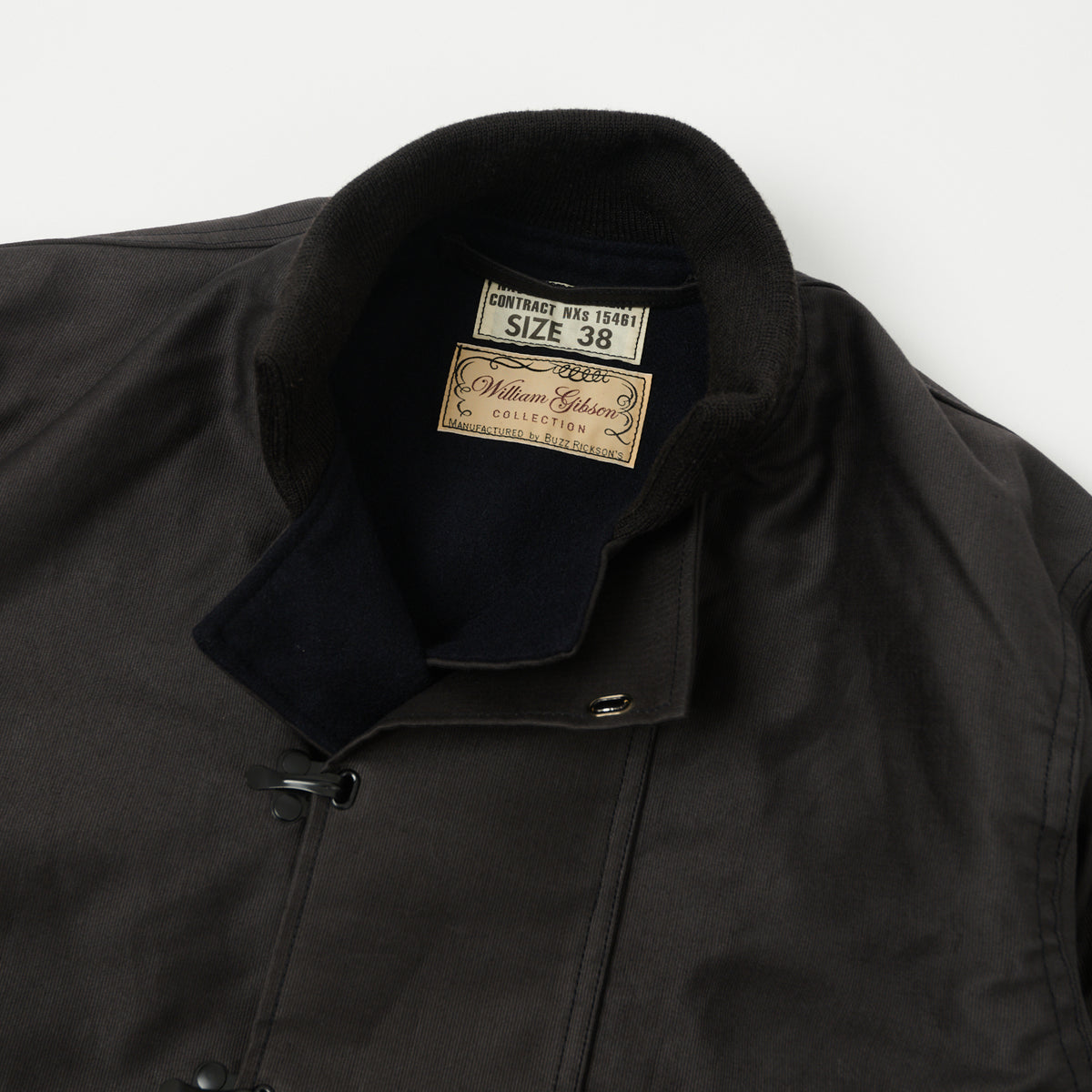 Buzz Rickson's x William Gibson U.S. Navy Hook Deck Jacket - Black