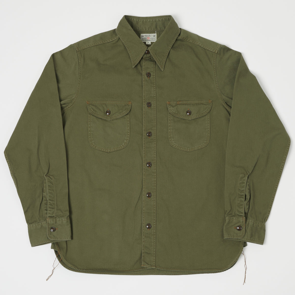 Buzz Rickson's Herringbone Work Shirt - Olive