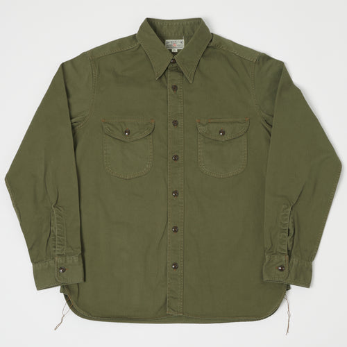 Buzz Rickson's Herringbone Work Shirt - Olive