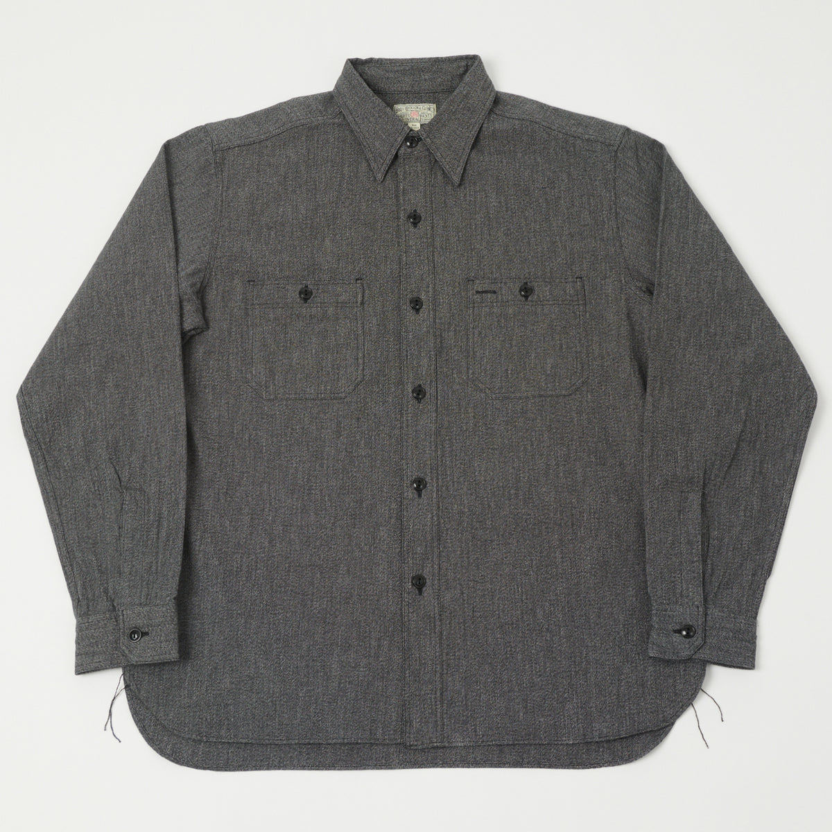 Buzz Rickson's Covert Cloth Work Shirt - Black