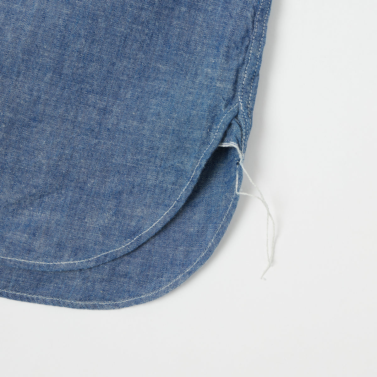 Buzz Rickson's Short Sleeve Chambray Shirt - Blue