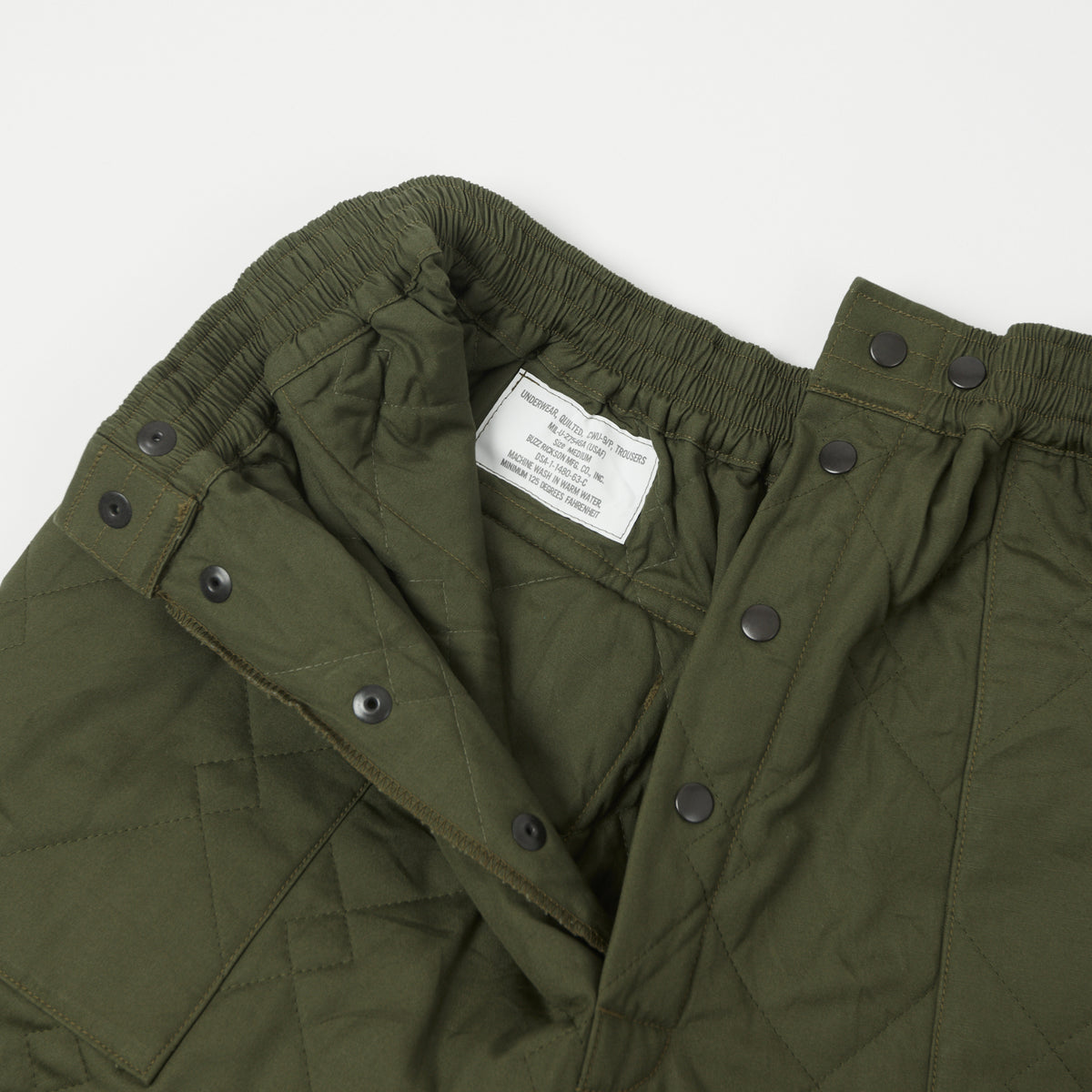 Buzz Rickson's U.S. Army CWU-9P Civilian Model Liner Trouser - Olive