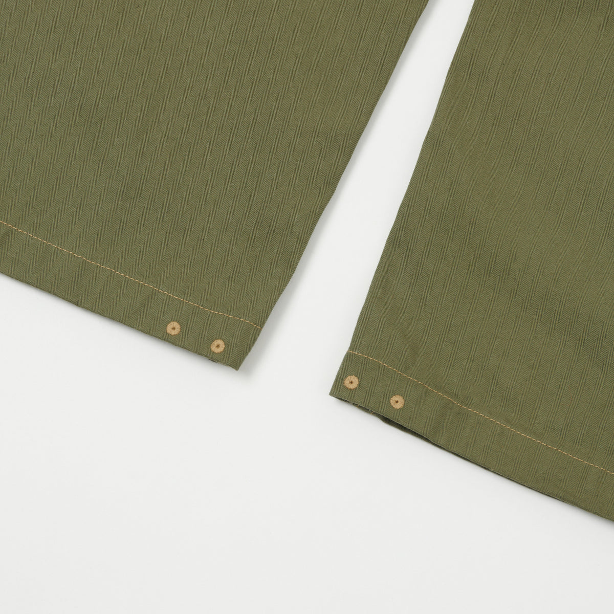 Buzz Rickson's U.S. Marine Corps P44 Herringbone 'Monkey Pants' - Olive