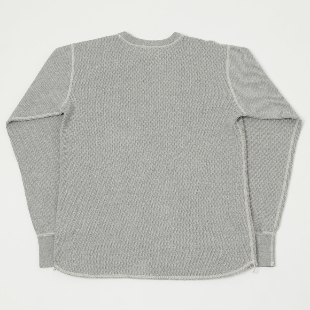 Buzz Rickson's Long Sleeve Thermal T-Shirt - Heather Grey