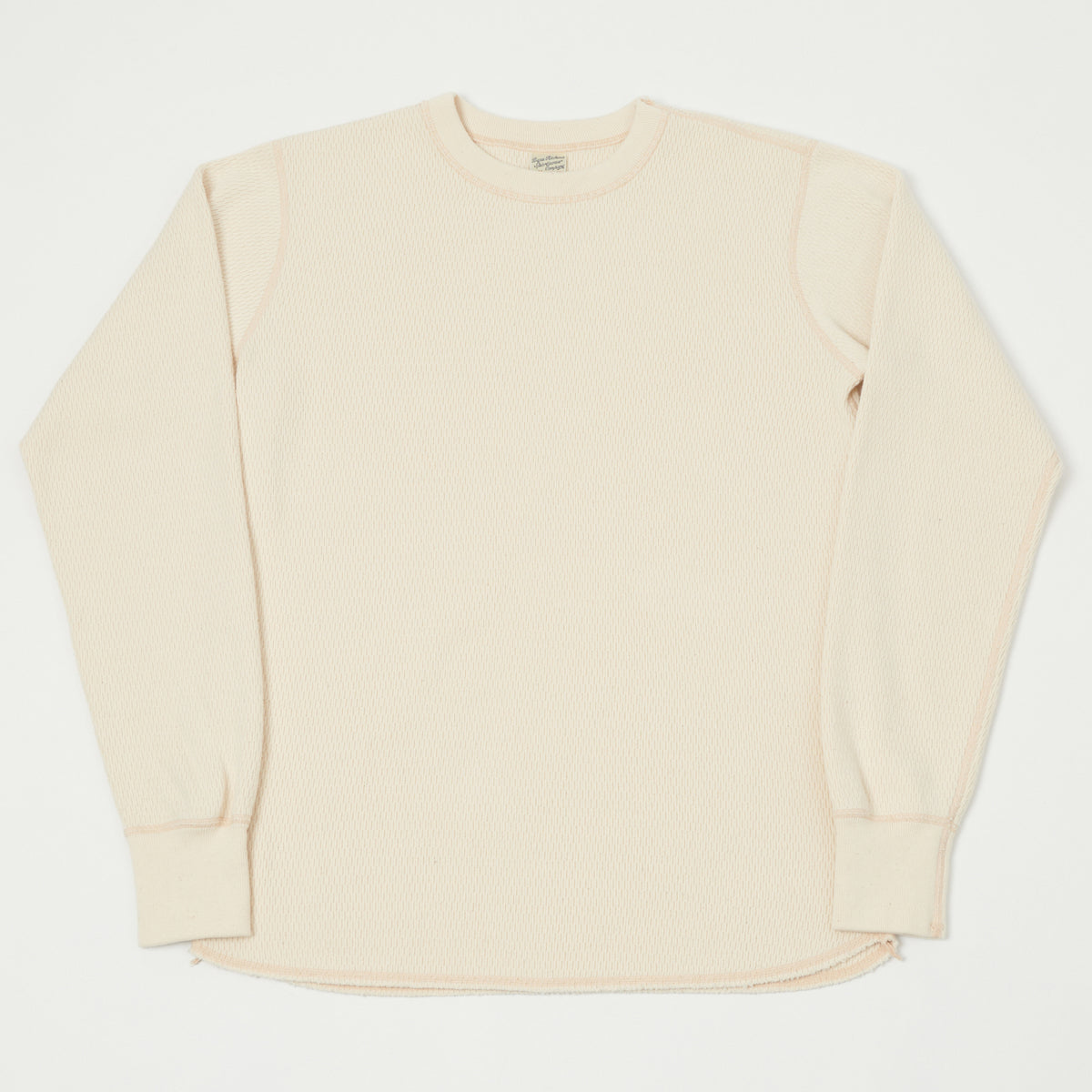 Buzz Rickson's Long Sleeve Thermal T-Shirt - Natural