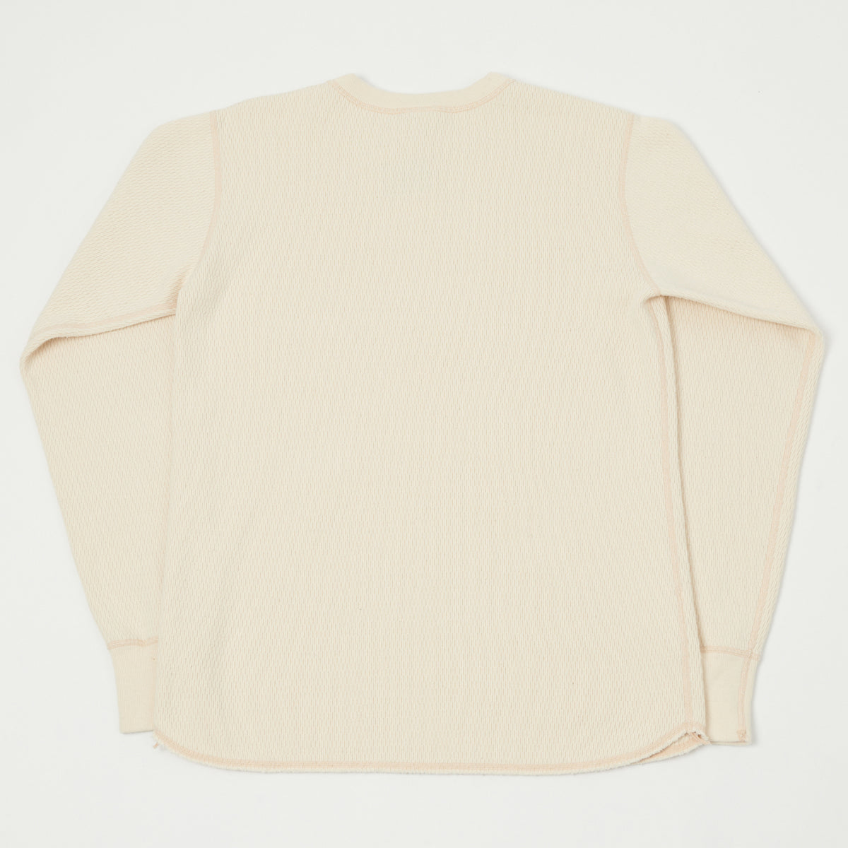 Buzz Rickson's Long Sleeve Thermal T-Shirt - Natural