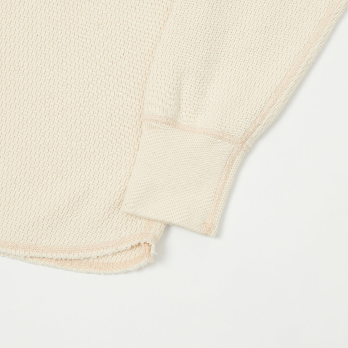 Buzz Rickson's Long Sleeve Thermal T-Shirt - Natural