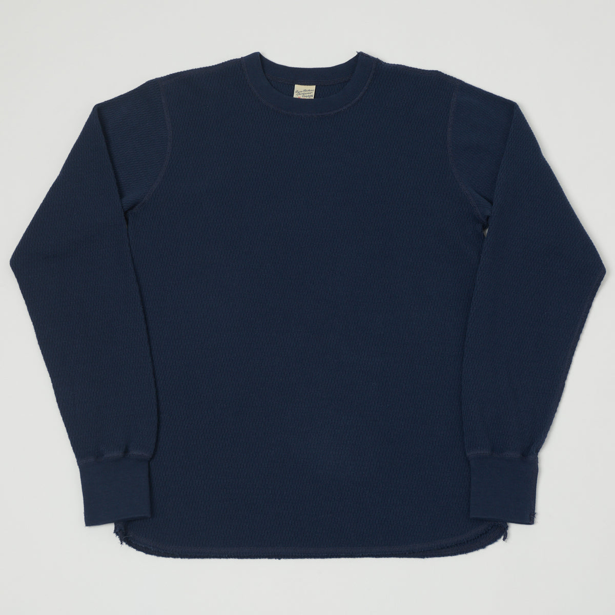 Buzz Rickson's Long Sleeve Thermal T-Shirt - Navy