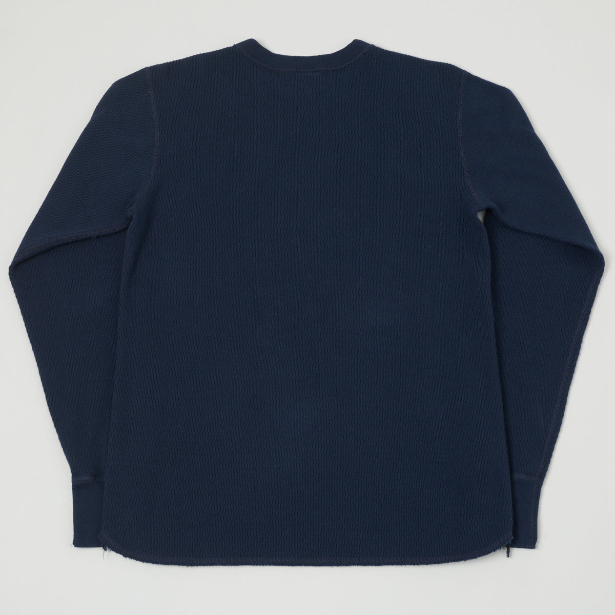 Buzz Rickson's Long Sleeve Thermal T-Shirt - Navy