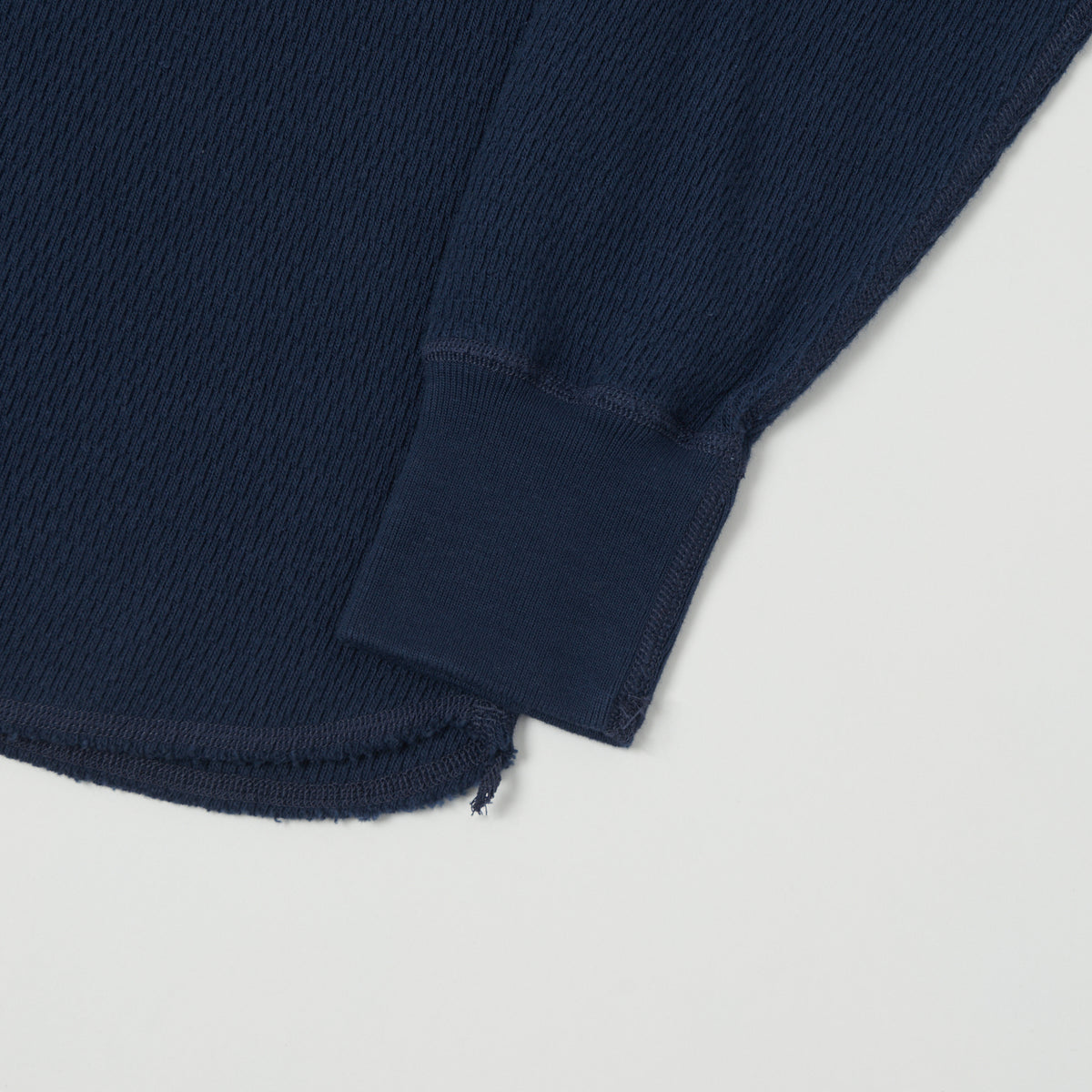Buzz Rickson's Long Sleeve Thermal T-Shirt - Navy